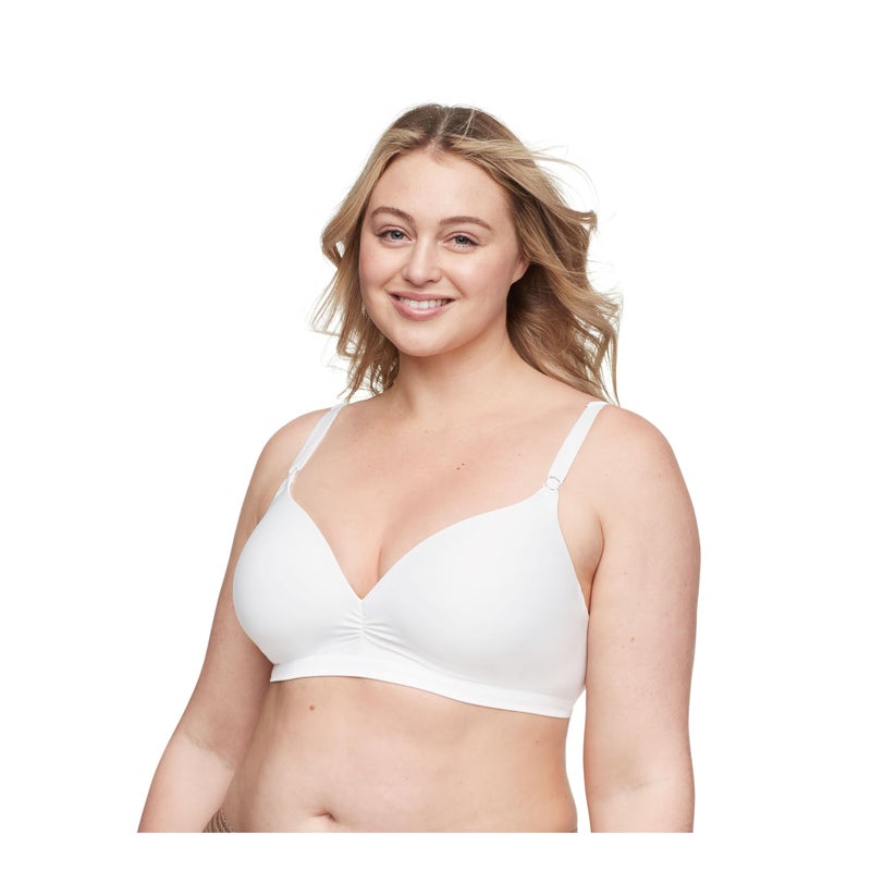 Warner's womens Play It Cool Stay Cool and Dry Wireless Lift Comfort Rn3281a bras, White, 40C US - Image 1
